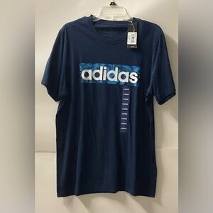 Adidas Navy Blue Logo Tee